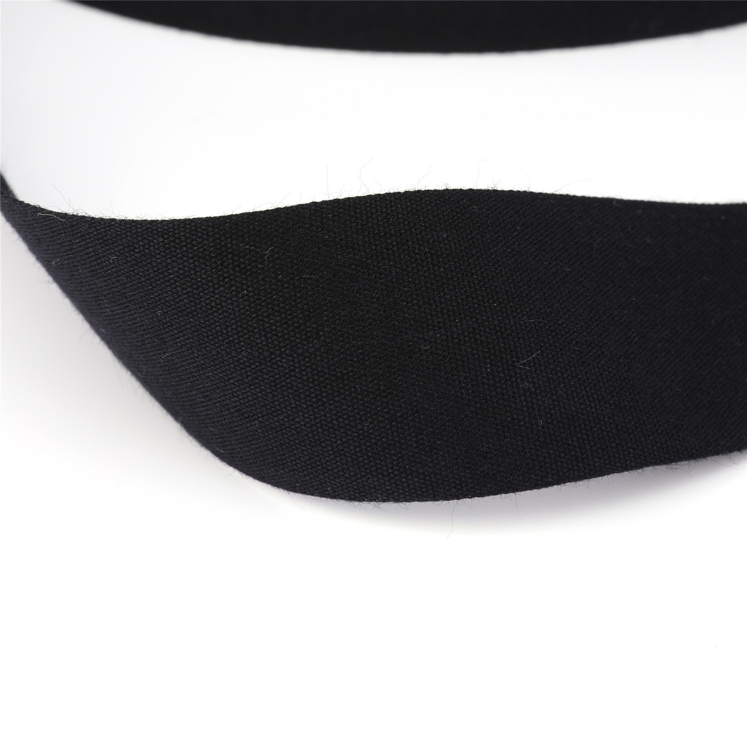 全棉黑色平纹商标带（32支纱）