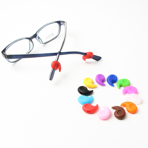 Eyeglass Accessories Silicone Non-Slip Ear Hooks Ear Retainer Non-Slip Ear Clip Anti-Fall Non-Drop Ear Hook