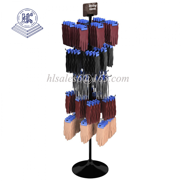 供应落地式挂手套展示架便抽式水杯铁线架铁煎锅展示架精品铁线架