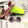 Children's sunglasses, retro metal glasses suitable for men and women, Japanese and Korean