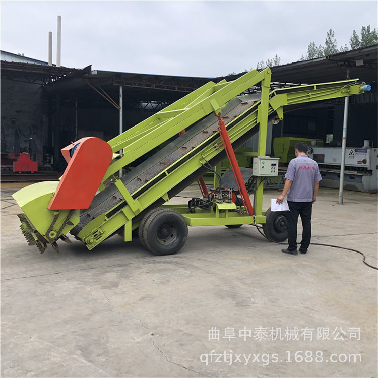 石家庄青贮取料机 液压升降高空扒草机