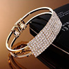 Crystal, fashionable bracelet, simple and elegant design, diamond encrusted