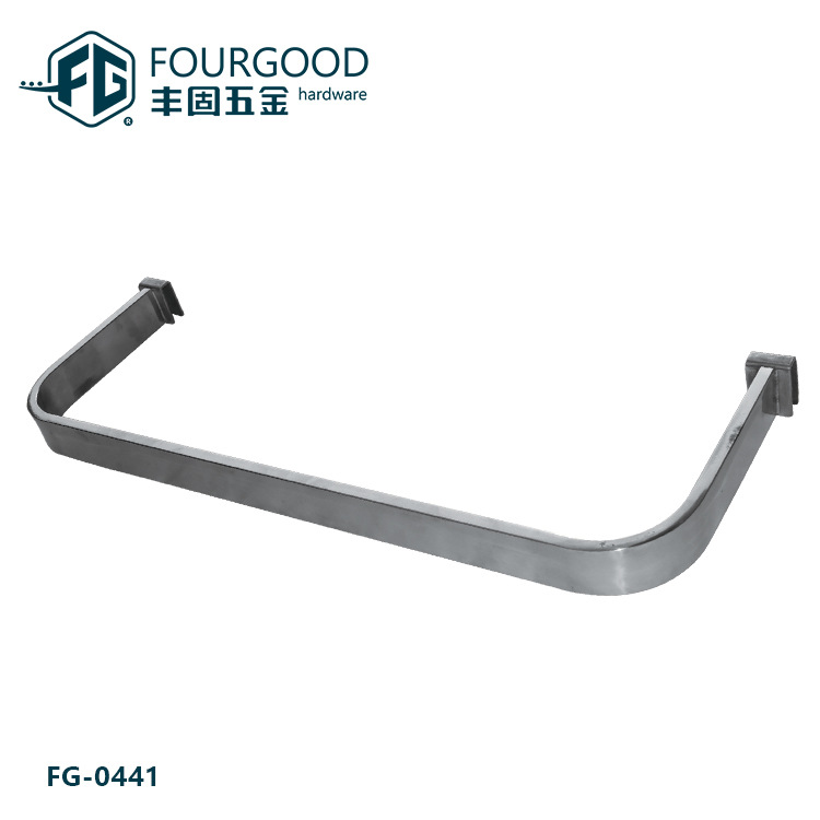 佛山服装展示架工厂批发服装店不锈钢正挂、不锈钢中岛架|ru