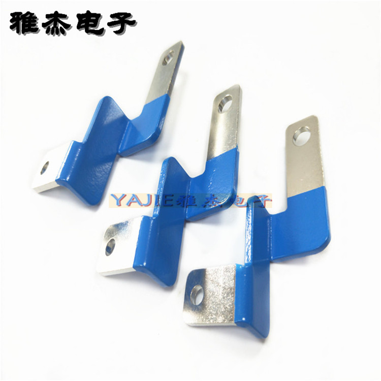 蓝色环氧树脂涂层铜排加工 电池模块硬铜排喷粉 母排涂层上粉加工