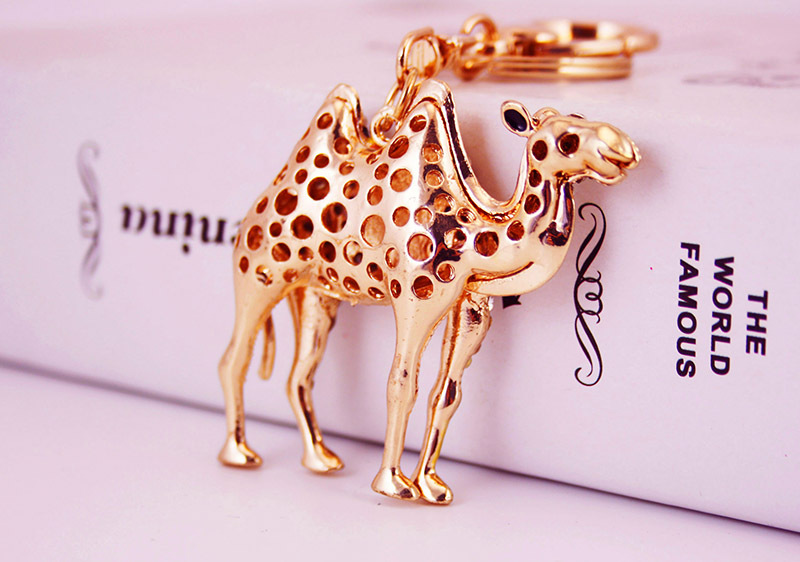 50g Weight Alloy, Metal Material Unisex Gender Red, Yellow Color Cute Diamond Desert Boat Cute Animal Metal Pendant  Keychain 6