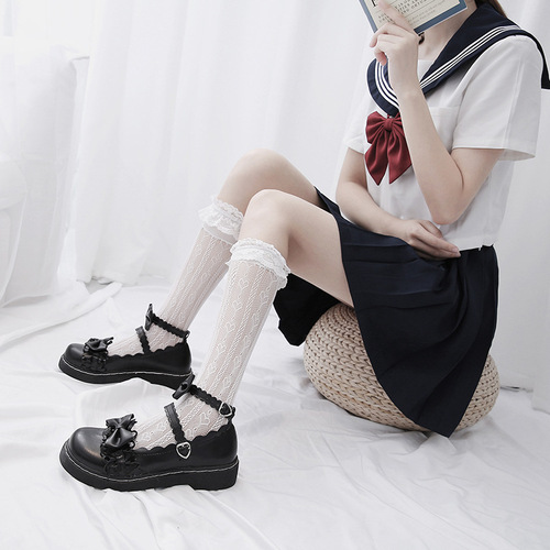 Lovely Japanese soft sister girl Gothic style shoes young Girls leather shoes female tide restoring ancient ways students lolita shoes 