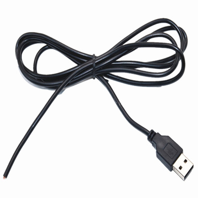 USB- A public us B male extended line usb data line 2 core Single head 1.5 rice Customized 2-core cable