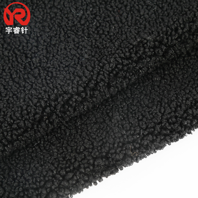 新小颗粒泰迪绒果粒绒单面绒面料 秋冬地毯地垫玩具服装绒布面料