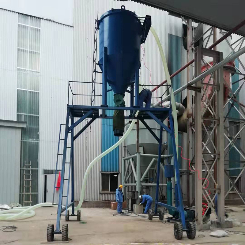 胶州粉煤灰装车设备粉煤灰装罐车自吸环保输送机200型吸灰机