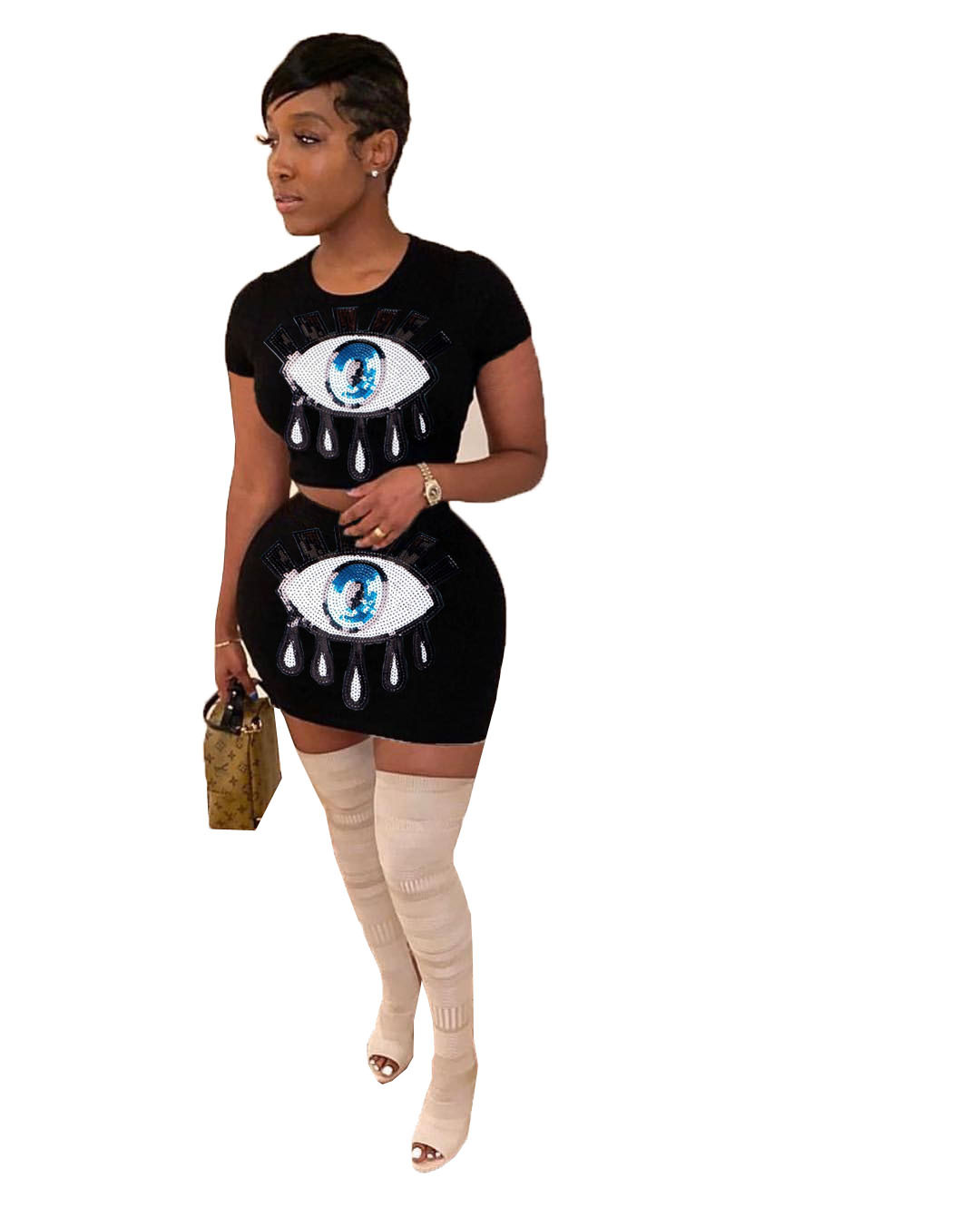 Costume femme EUROPE ET AMéRIQUE en Tricot - Ref 3334271 Image 5