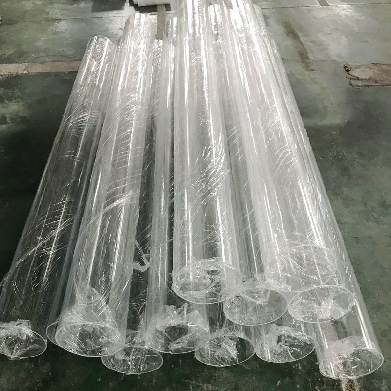 3-1500透明亚克力空心管圆筒有机玻璃刻度液位计封底打孔切割热弯