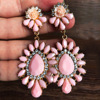 Crystal, earrings, resin, accessory, European style, wholesale