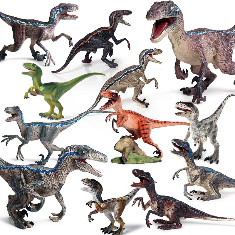 Jurassic dinosaur toy simulation Overlord Swift and violent Model solid dinosaur static state plastic cement animal Model Decoration