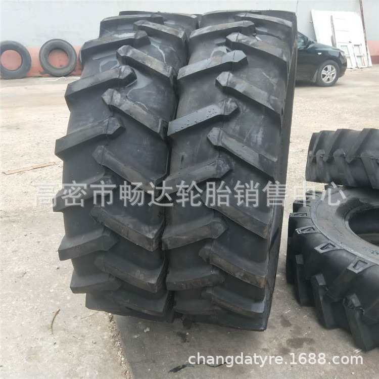 山东顺福昌18.4-34大马力收割机轮胎 农用人字拖拉机轮胎