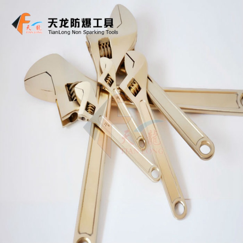 天龙防爆工具防爆活扳手铜活动扳手无火花防爆扳手铜合金手动工具