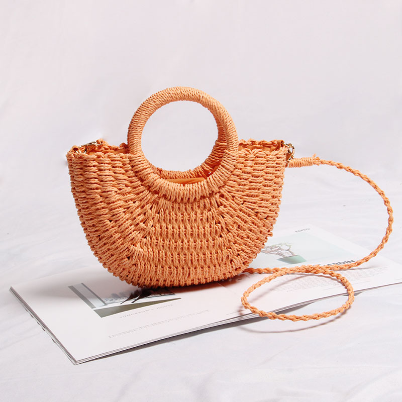 Women's Spring&summer Straw Beach Shoulder Bag Handbag Straw Bag display picture 3