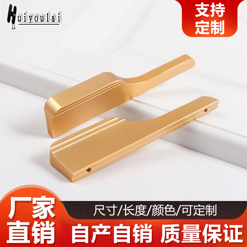 Modern and minimalistic golden furniture