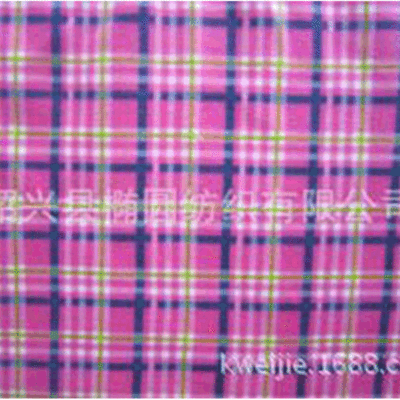 格子印花双面绒剪毛绒细纤维摇粒绒毯子可来样定做厂家供应