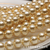 Accessory handmade, golden necklace and bracelet, beads from pearl, wholesale