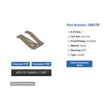 KEYSTONE ELECTRONICS 2993TR ������Ƭ CR2477 DL2450 ��ص�Ƭ