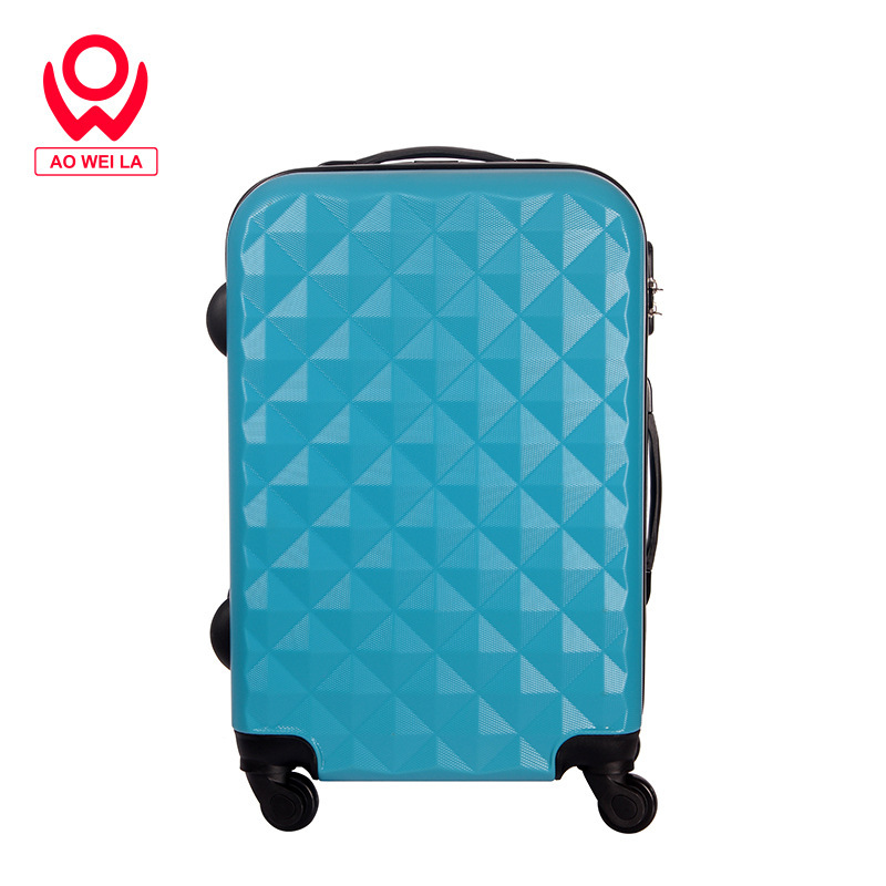 Diamond pattern 20-inch password lock trolley case casual scratch-proof luggage fashion universal wheel boarding suitcase