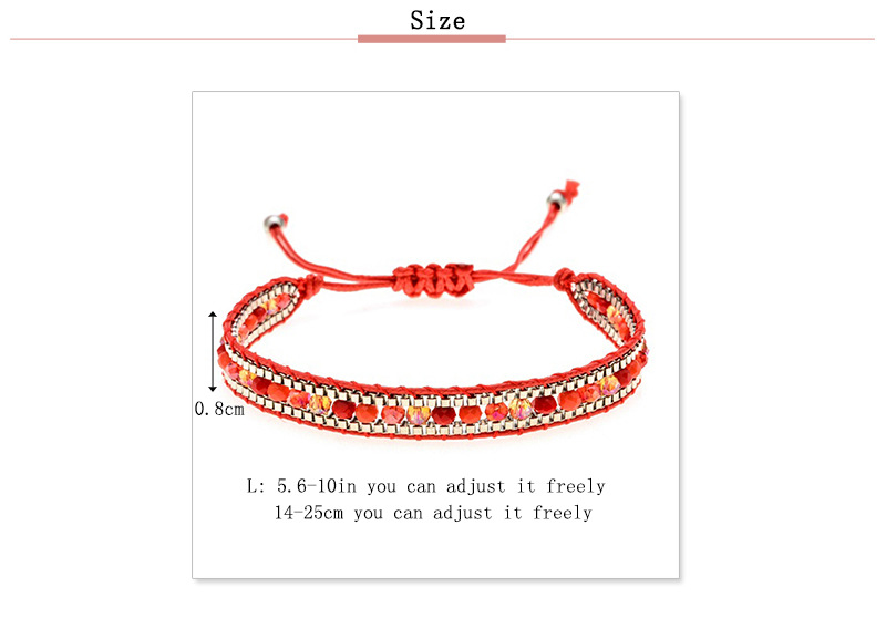 Retro Circle Beaded Rope Braid Women's Bracelets display picture 6