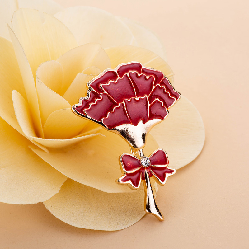 11g Weight Brooches Classification Daily Occasion Alloy Material Mother'S Day Festival Flower Pattern Women's Gender Plating Design Elegant Style Elegant Flower Alloy Plating Women's Brooches 7