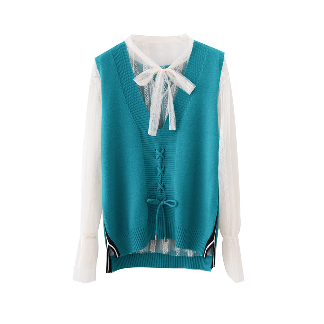 Gilet femme en Mélange de fibres chimiques - Ref 3316527 Image 5