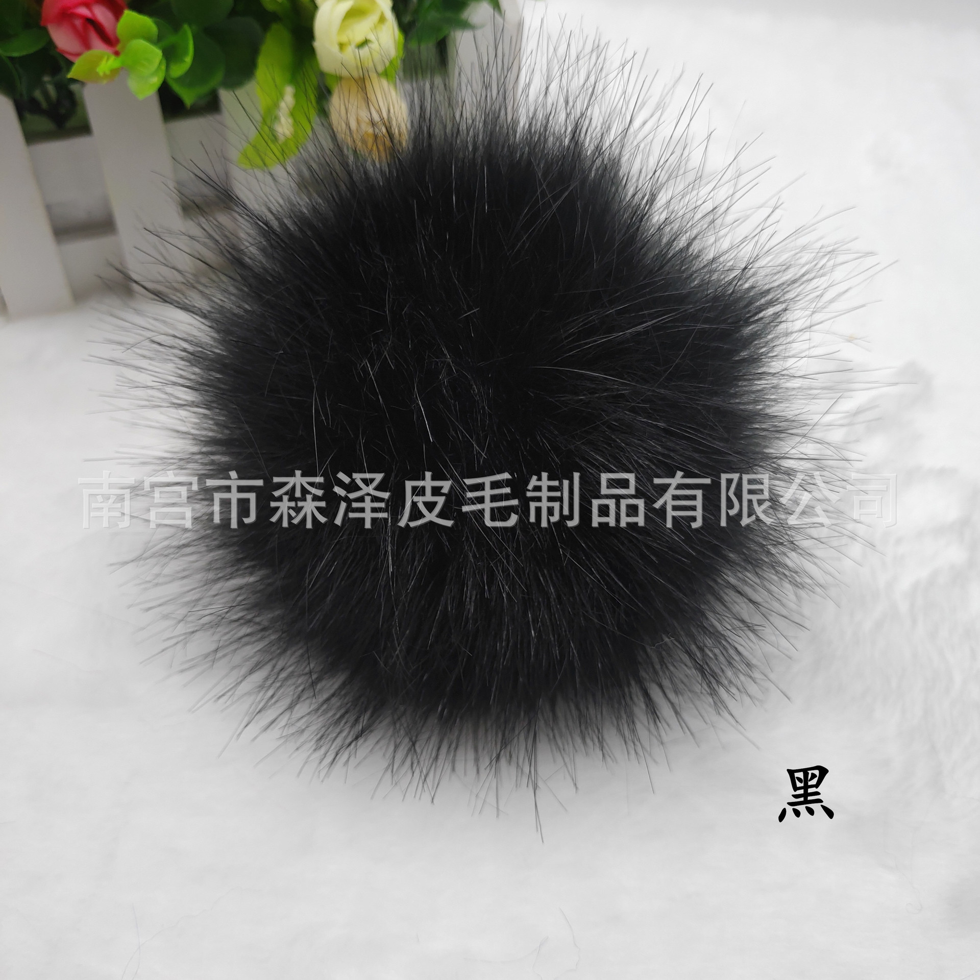 Venta caliente transfronteriza de imitación de piel de zorro de imitación de mapache de imitación de piel de conejo bola de piel sombrero colgante de color imitación de piel falsa bola