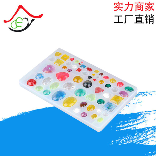 DIY crystal patch mold, time gem patch pendant glue mold, all styles and sizes