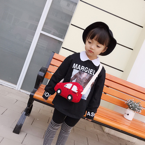 韩版儿童2021新款春季潮流小汽车单肩斜跨包个性迷你百搭配饰包女