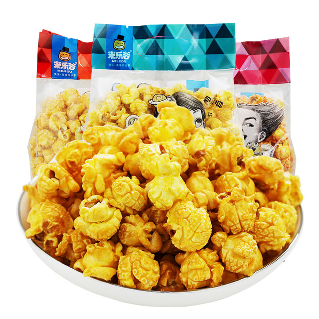 米乐谷爆米花粒218g 袋焦糖奶油草莓味球形休闲零食膨化食品批发 价格 厂家 哪里买 我有货 B 5yoho Cn