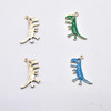 Dinosaur, metal cartoon accessory handmade, pendant with accessories, handicrafts, wholesale