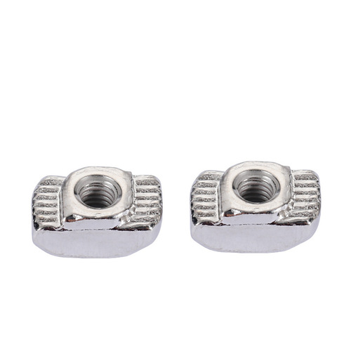 Nickel plated European standard aluminum profile accessories T-nut 20-30-40-45 aluminum profile special boat nut T