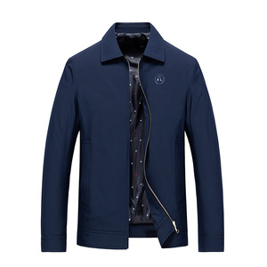 Spring and autumn thin men’s Lapel solid business coat casual versatile jacket man