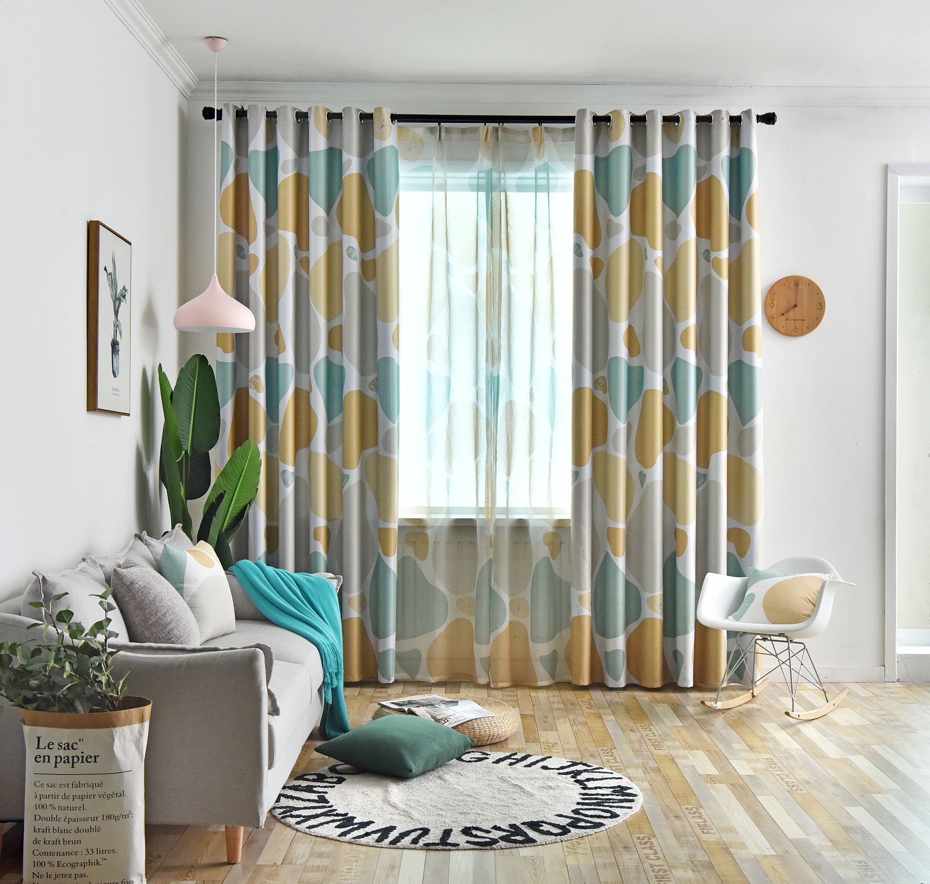 北欧风格窗帘布遮光卧室ins鹅卵石客厅遮光窗帘成品简约现代-阿里巴巴 北欧风格窗帘布遮光卧室ins鹅卵石客厅遮光窗帘成品简约现代-阿里巴巴