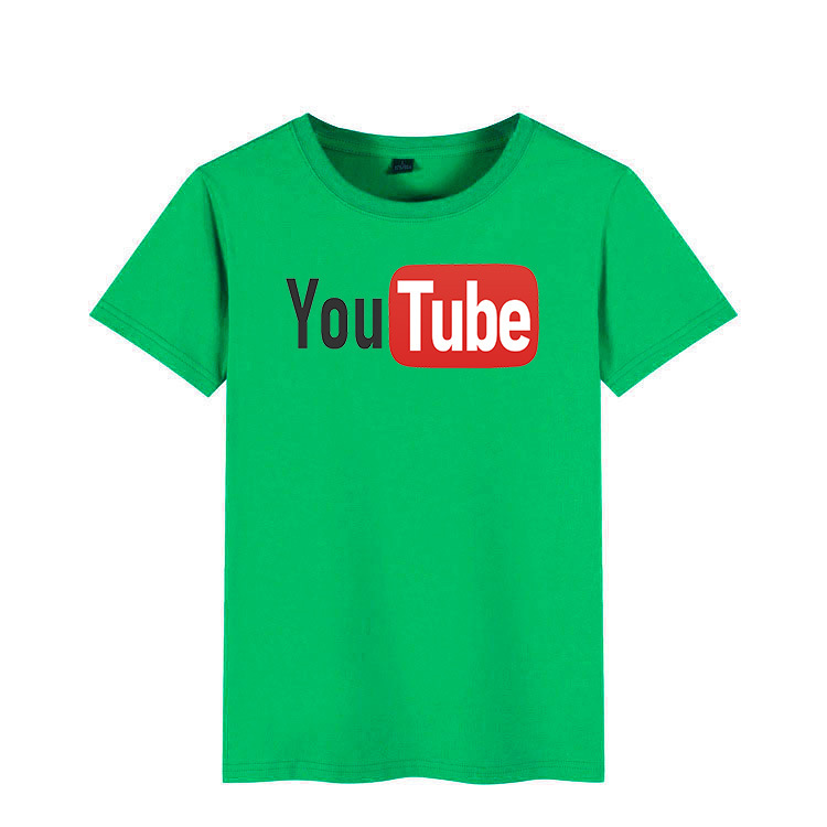 T-shirt à manches courtes hommes et femmes Youtube - Ref 3423533 Image 37