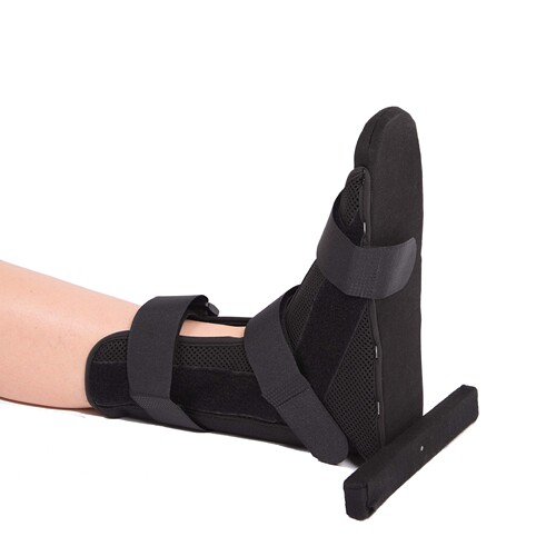 Medical orthopedic T-shaped shoes wooden shoes ankle fracture fixation rehabilitation anti-rotation shoes ankle joint fixation brace