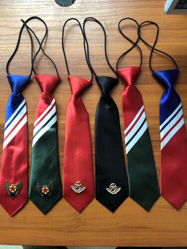 New square dance team performance with logo five-star tie sailor dance tie accessories lazy tie
