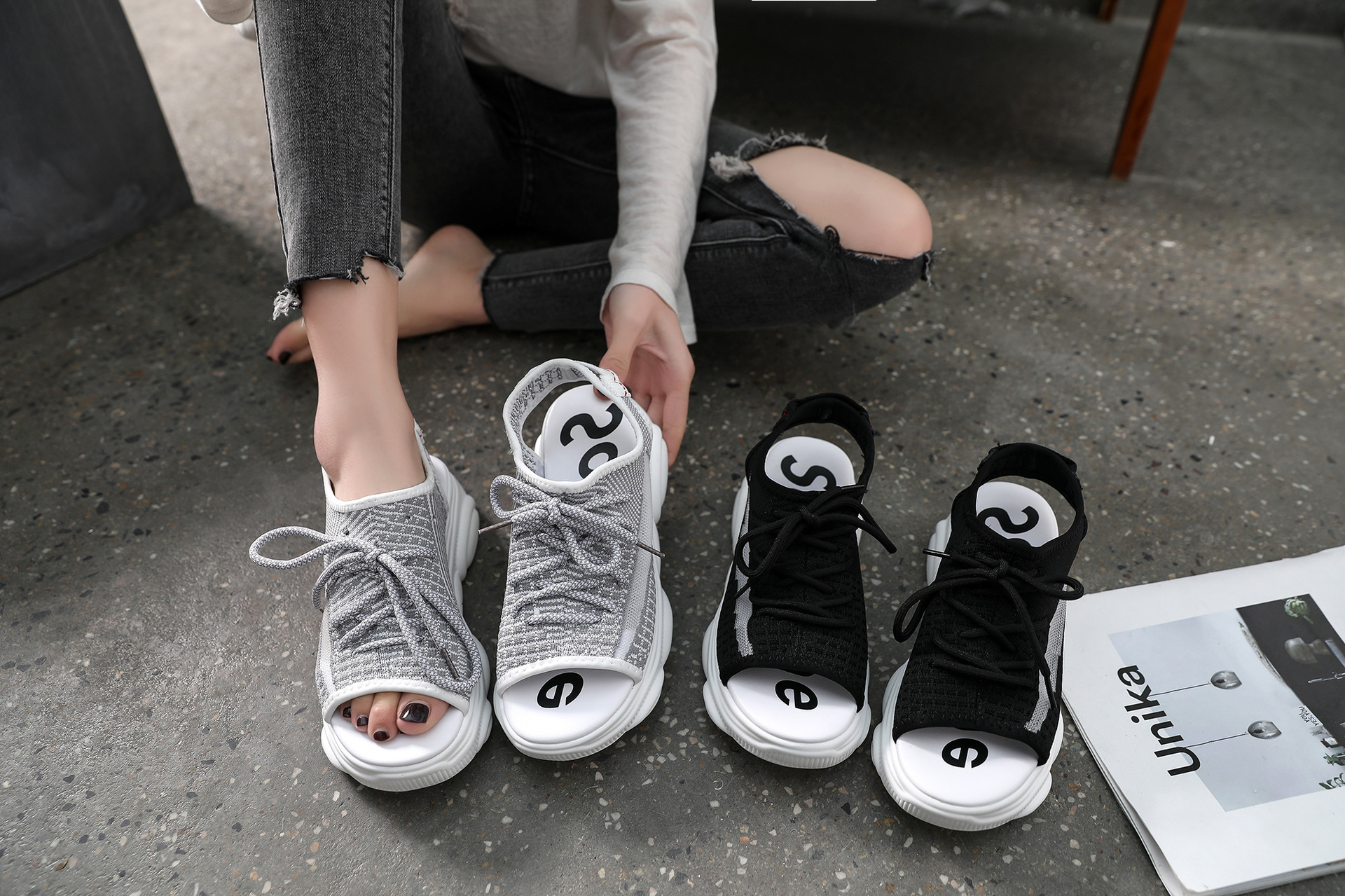 Chaussures été pour femme en Composé - Ref 3346949 Image 33