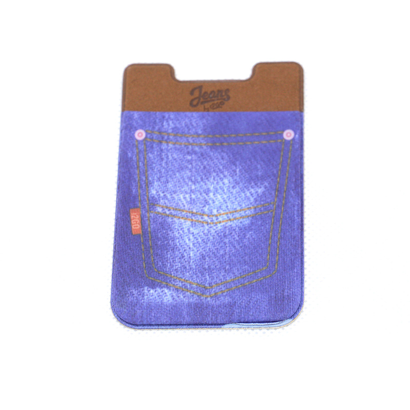 莱卡布手机背贴