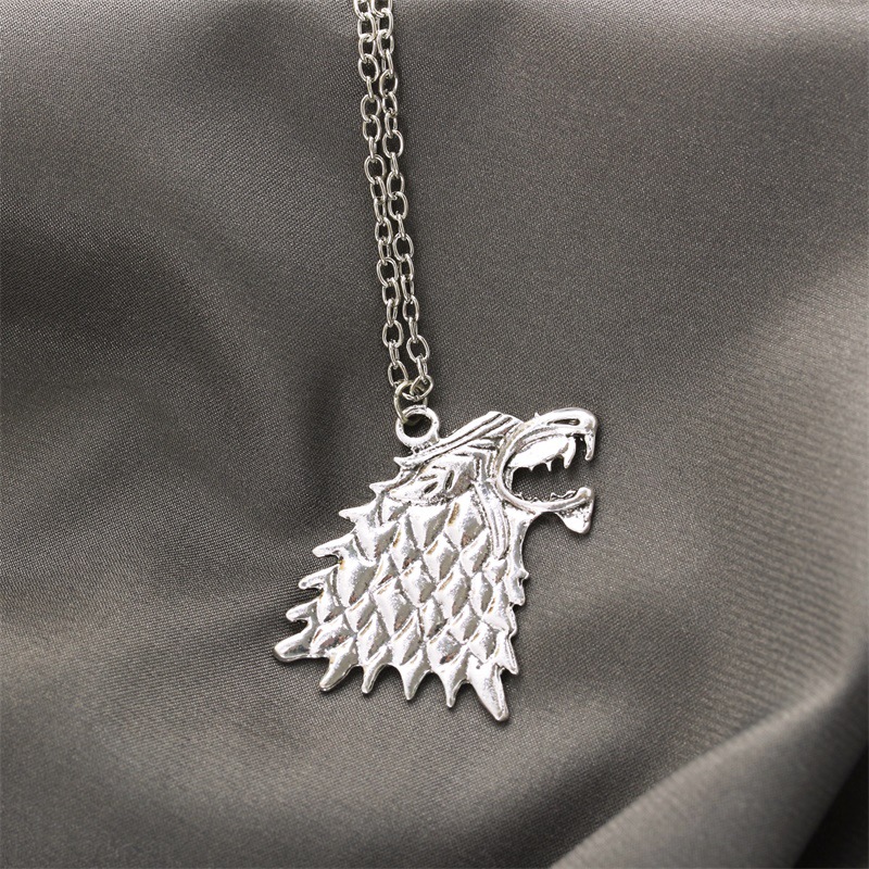 Sweater Chain Song of Ice and Fire Right Game Stark Wolf Necklace