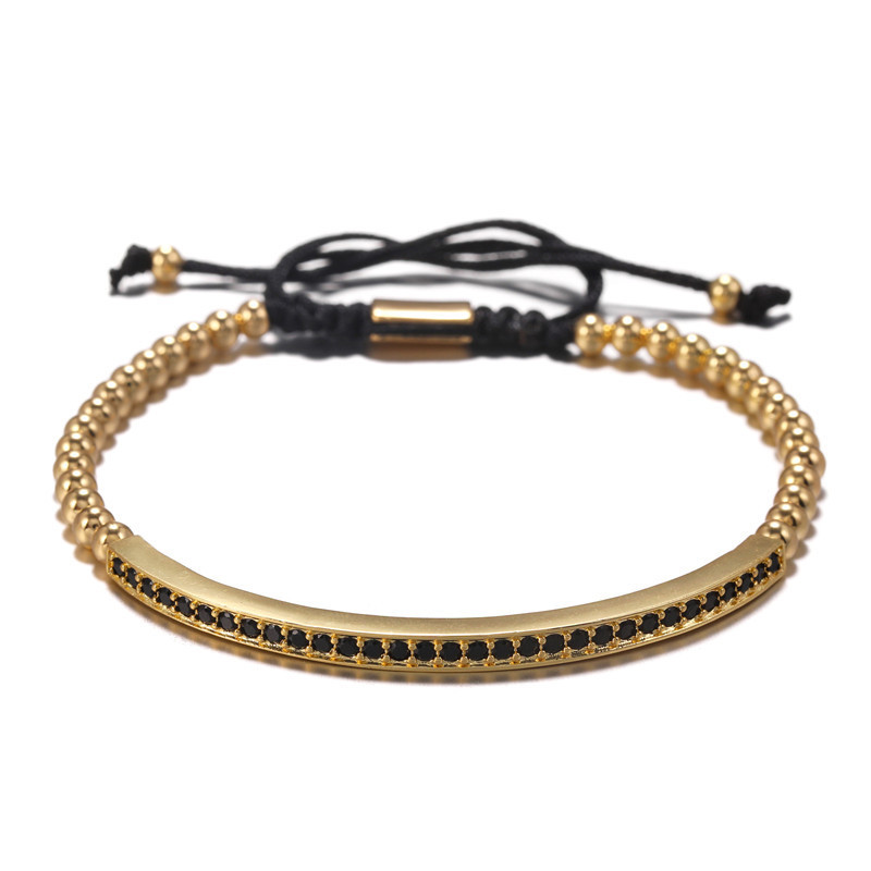 Fashion Copper Inlaid Zirconium Bracelet display picture 5