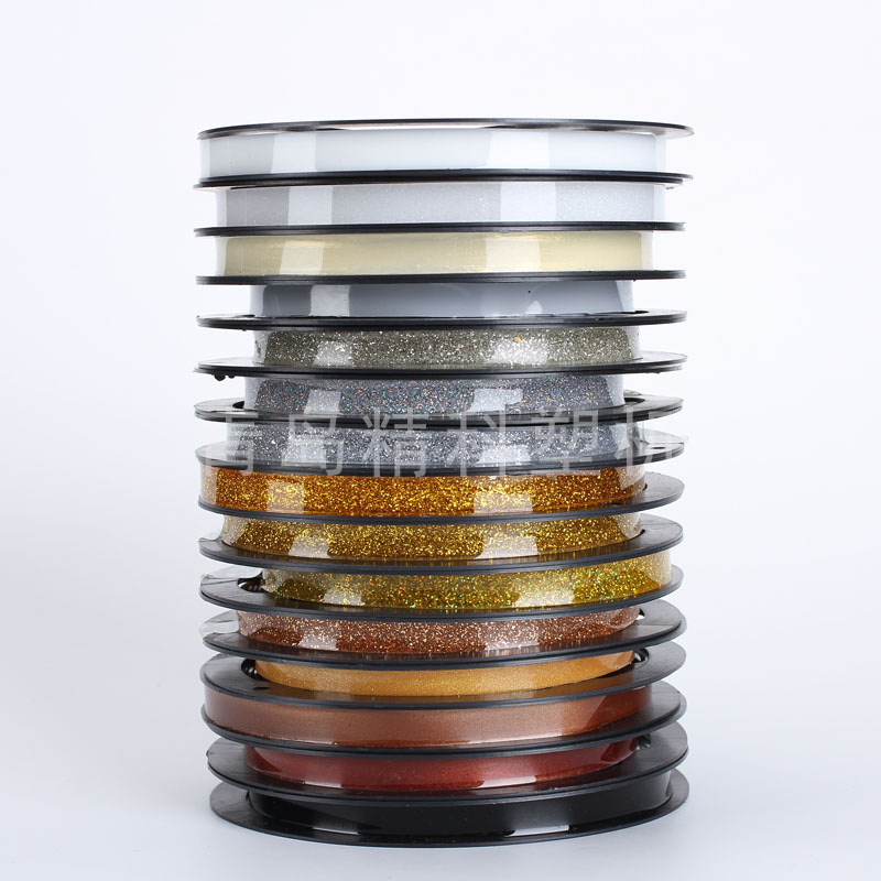 高产量全自动美边线挤出机器厂家 青岛精科PVC+金葱粉美边线设备