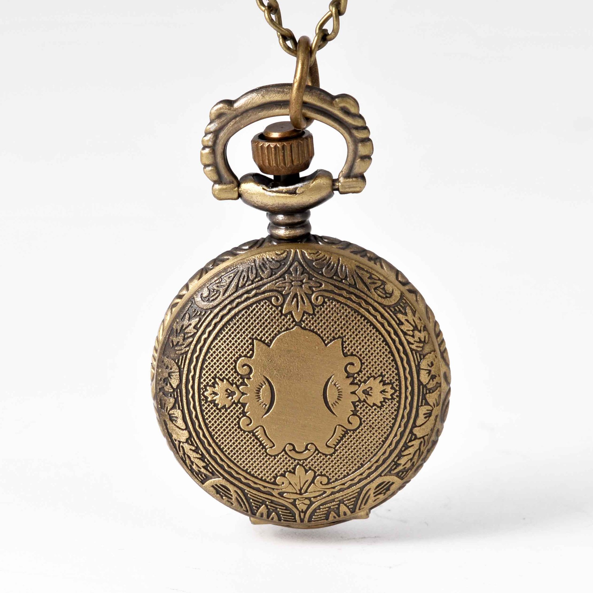 Small pocket watch bronze shield manufacturers wholesale 6140