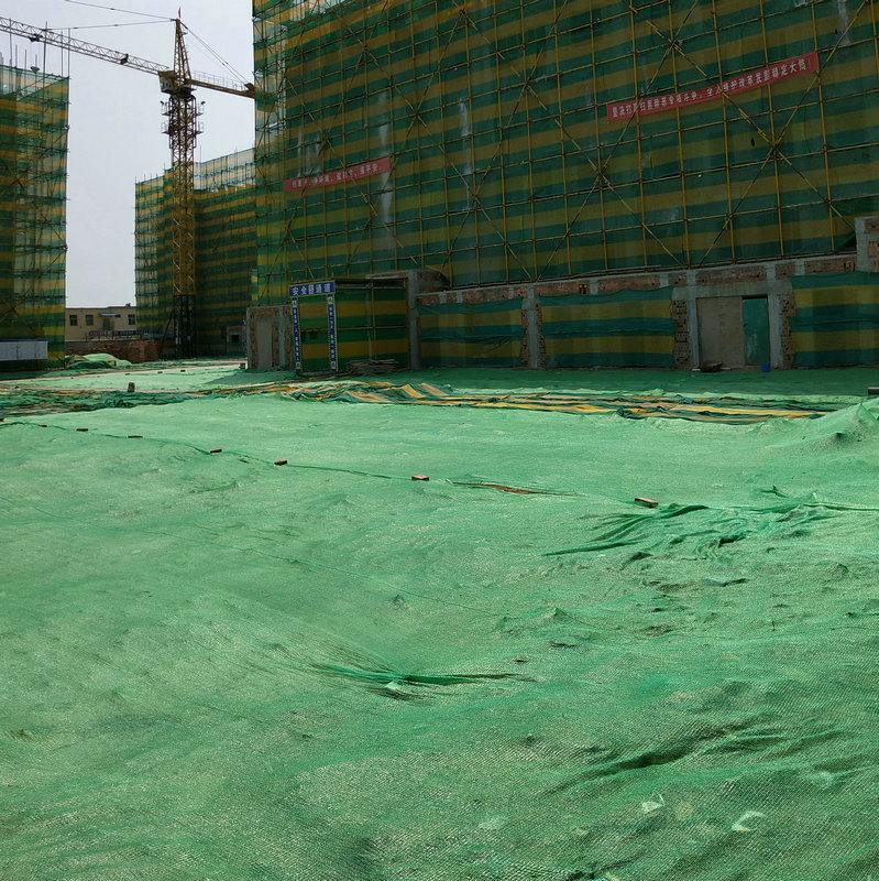 建筑工地盖土网 绿色防尘网 绿网防风防沙盖煤网 6针新工艺