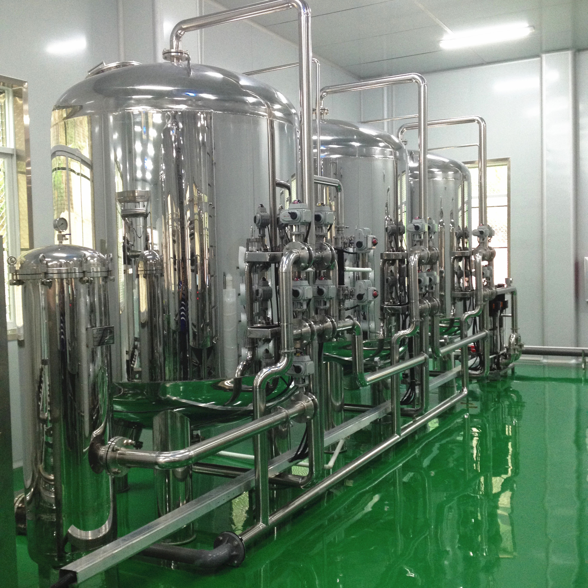 15年10吨日化用纯水设备EDI纯化水不锈钢反渗透食品日化适用