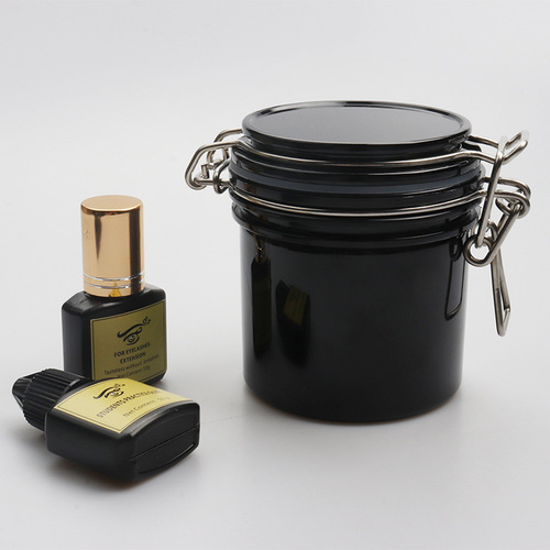 Grafting eyelash glue storage tank Activated carbon glue storage box Moisture-proof, fresh-keeping and strong sealing glue tank