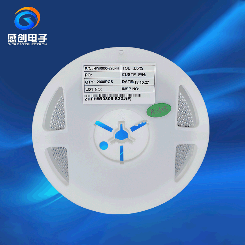 高频绕线HWI0603-10NH  陶瓷绕线电感0603-10NH