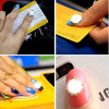 Flashing nail stickers for nails, fake nails, ebay